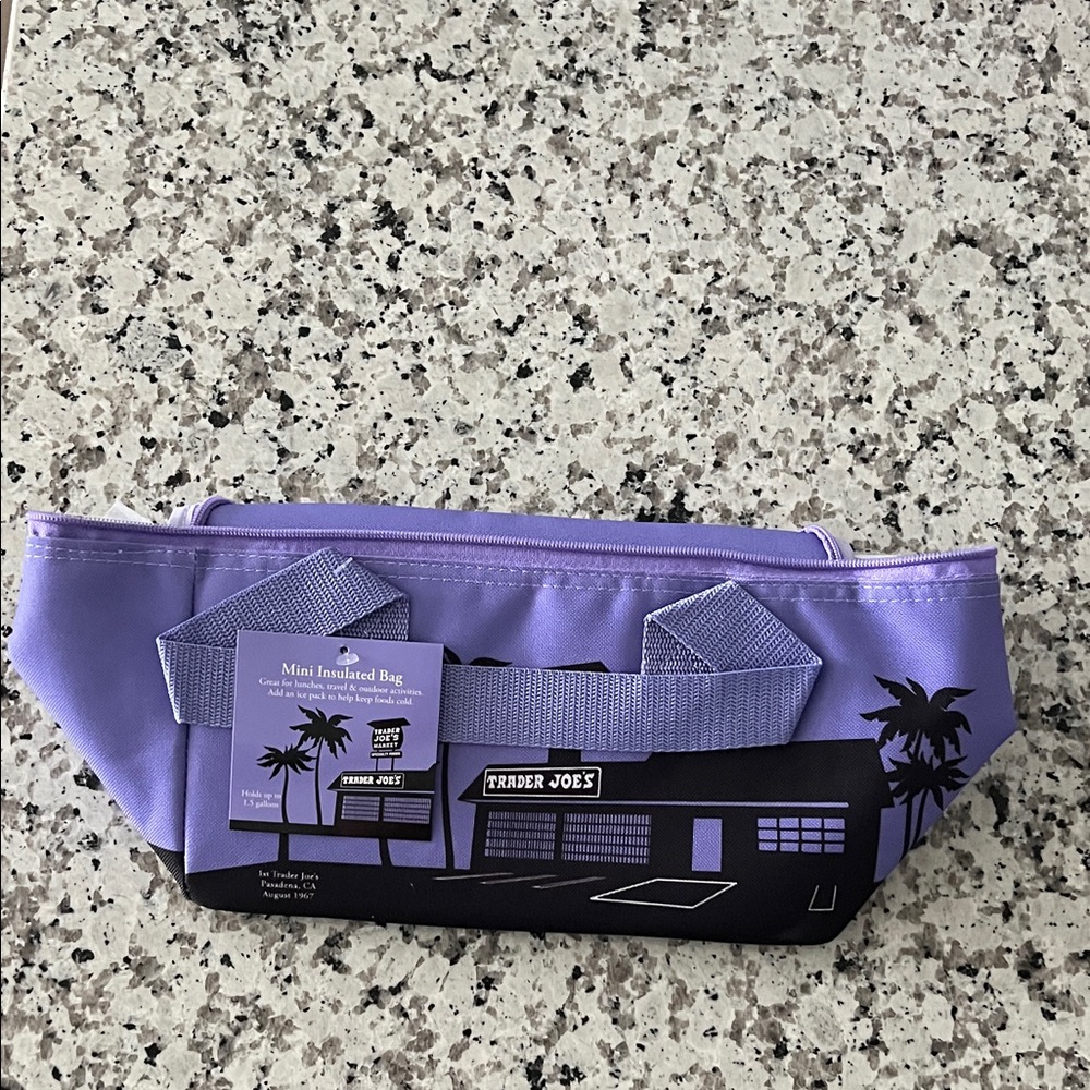 Trader Joe's Purple Mini Insulated Bag